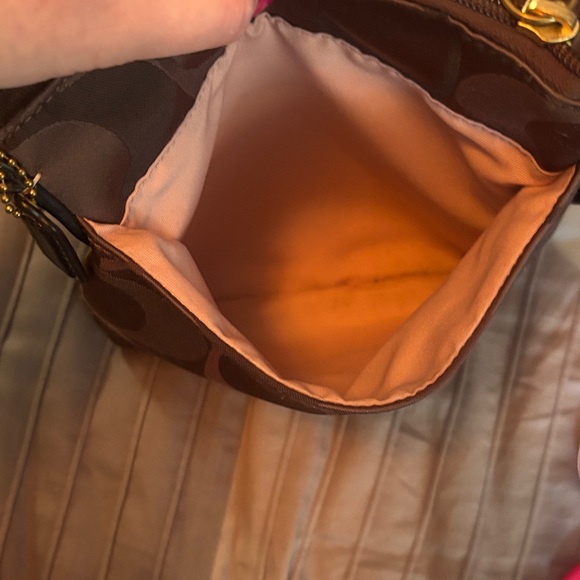 Brown and Black Designer Crossbody Bag- Coach - Picture 8 of 15